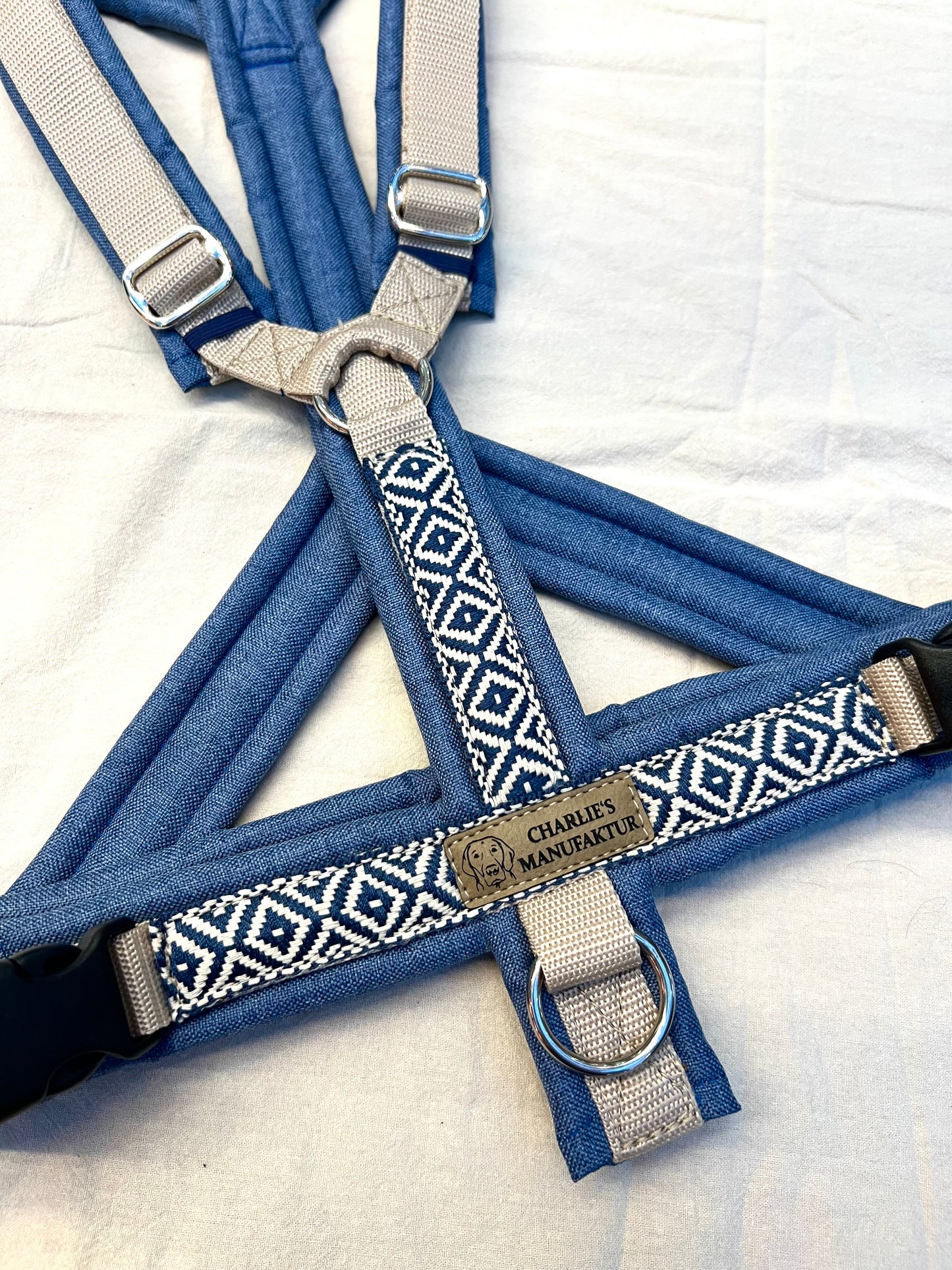 Y-Geschirr BOHO Blau