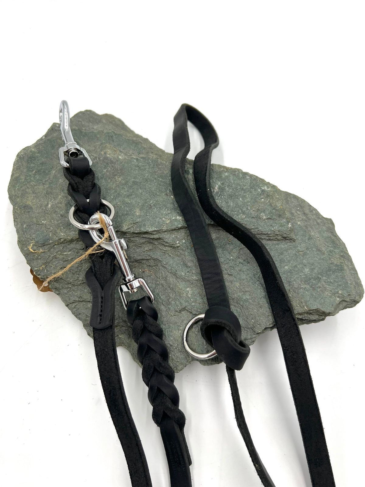 Ready to Ship | Fettlederleine Schwarz