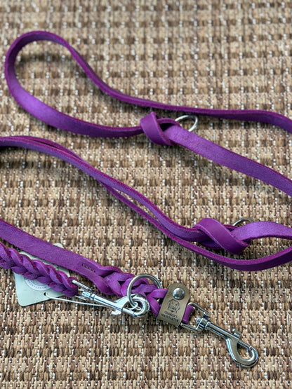 Ready to Ship | Fettlederleine Violett