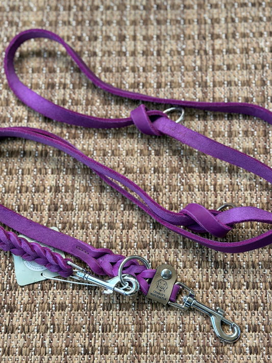 Ready to Ship | Fettlederleine Violett
