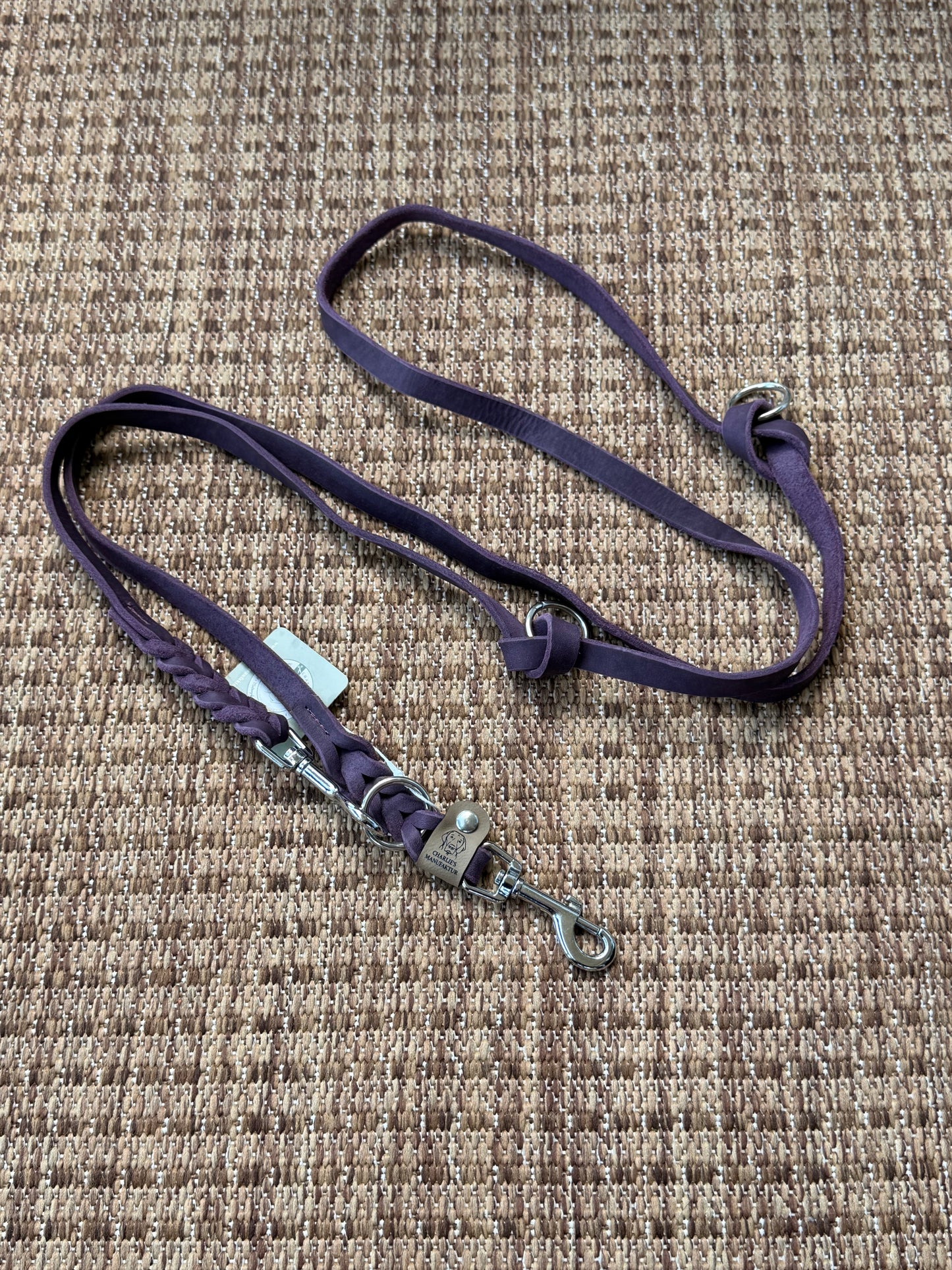 Ready to Ship | Fettlederleine Aubergine