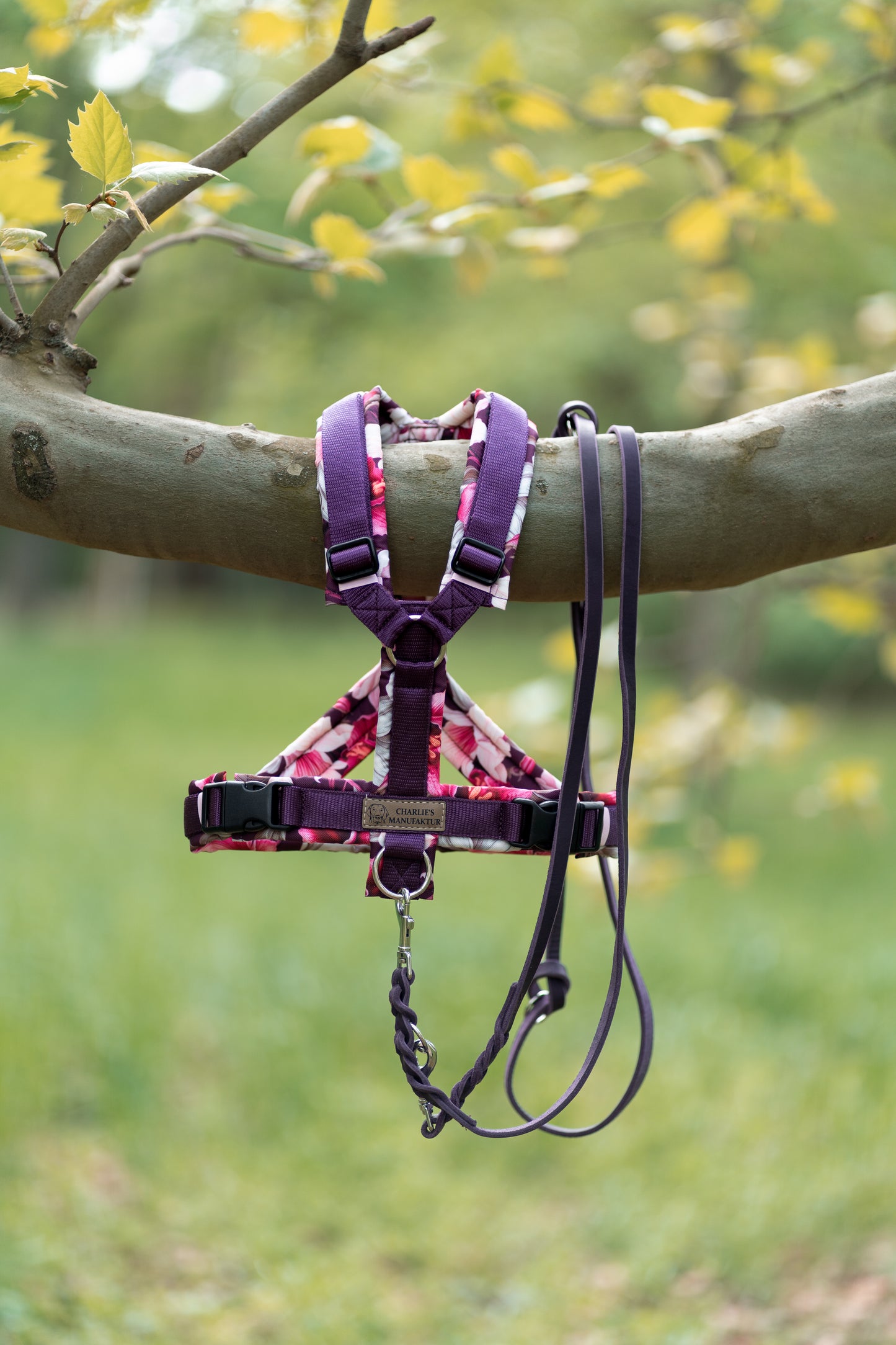 Y-Geschirr Pinke Lilien