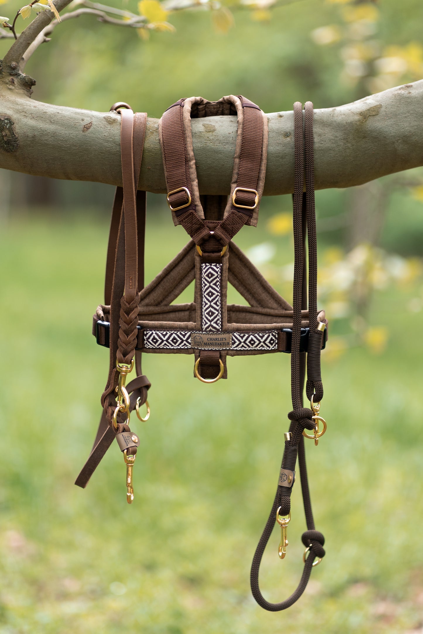 BOHO Geschirr Brown