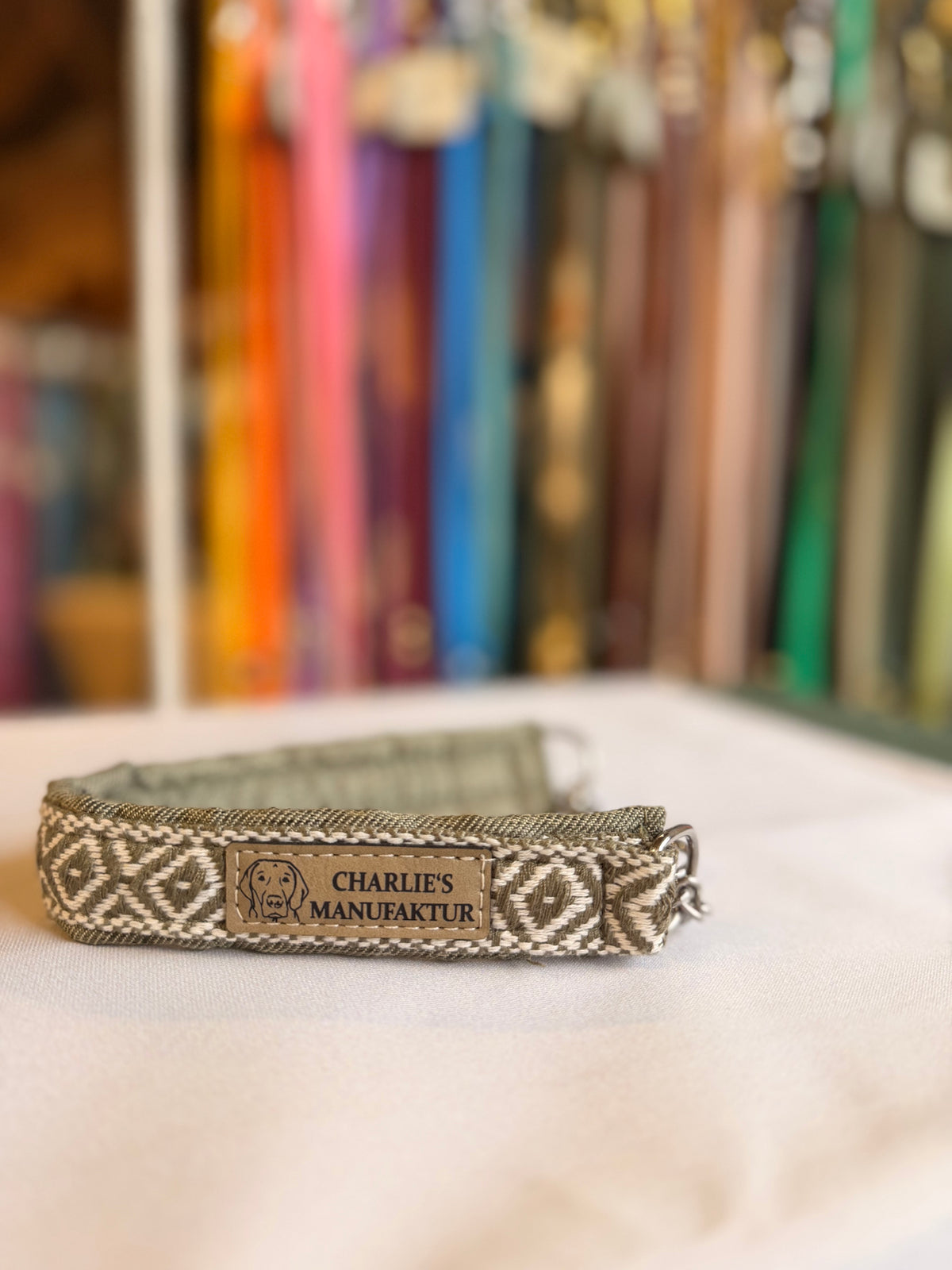 BOHO Halsband Oliv