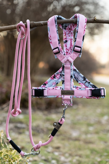 Y-Geschirr Rosengarten/Rosa