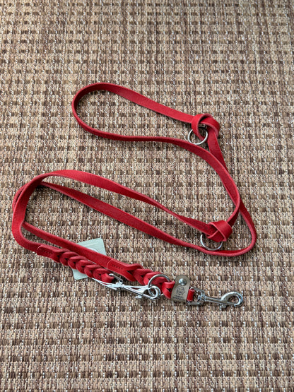 Ready to Ship | Fettlederleine Rot