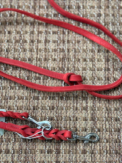 Ready to Ship | Fettlederleine Rot