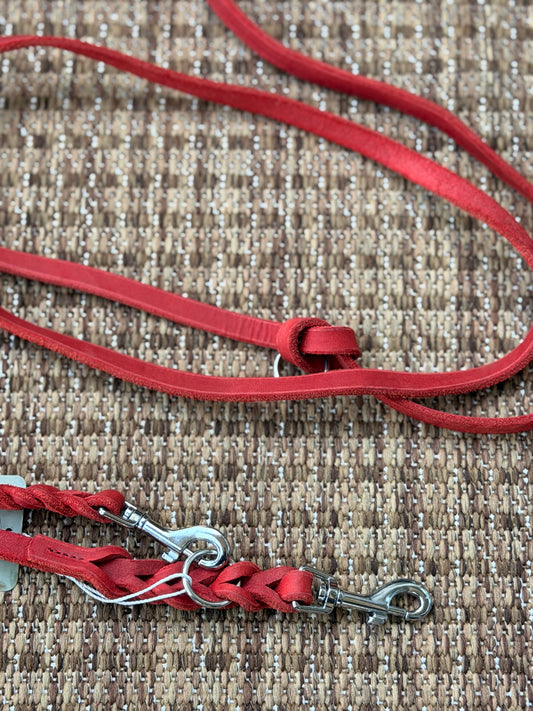 Ready to Ship | Fettlederleine Rot