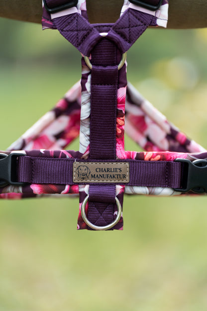 Y-Geschirr Pinke Lilien