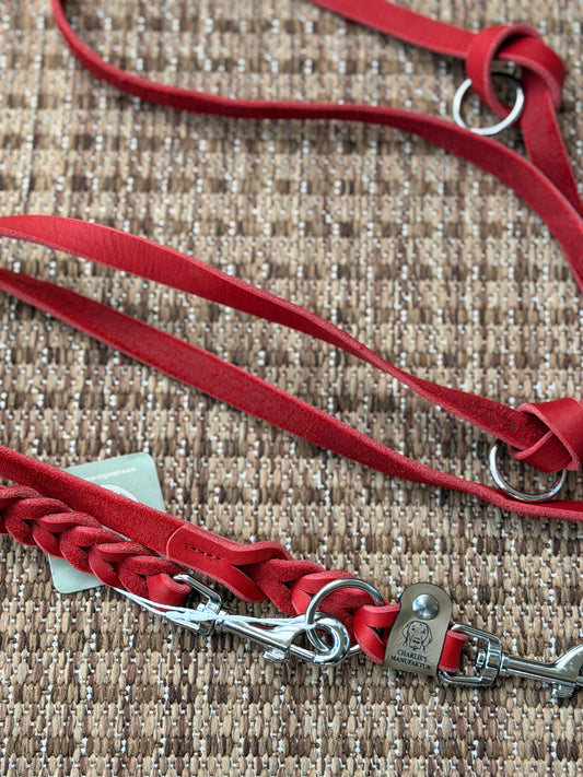 Ready to Ship | Fettlederleine Rot