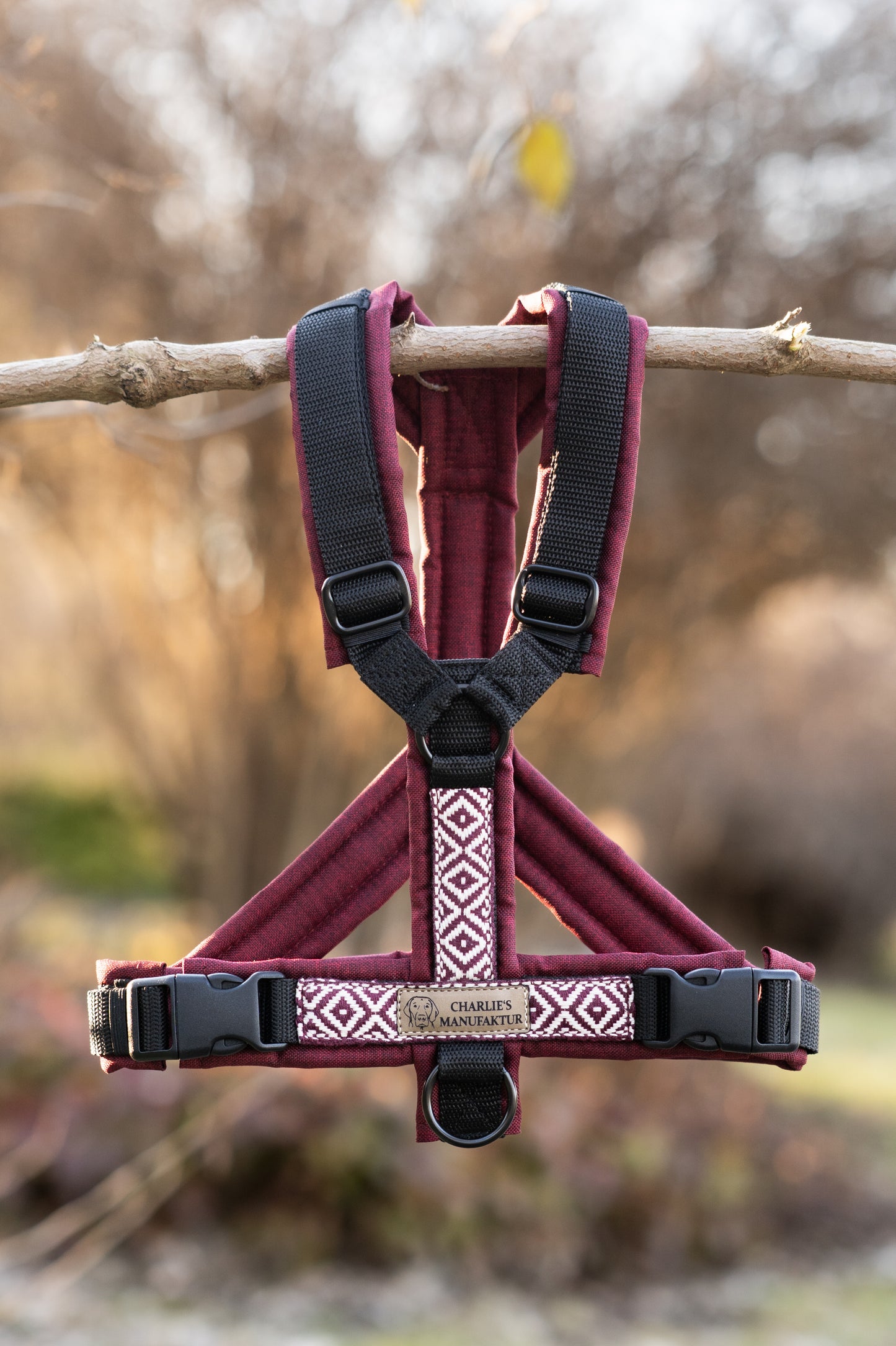 Y-Geschirr BOHO Bordeaux