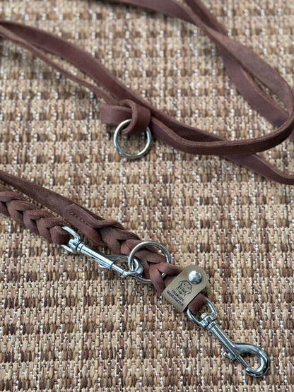 Ready to Ship | Fettlederleine Braun