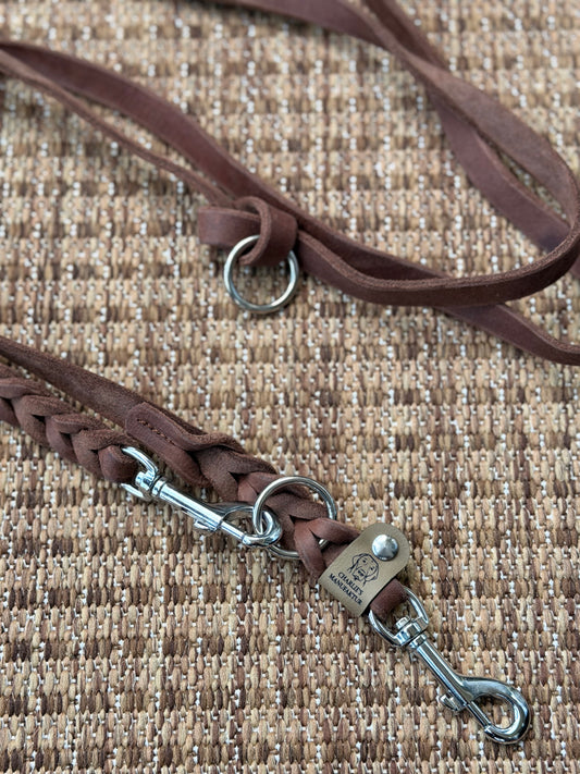Ready to Ship | Fettlederleine Braun