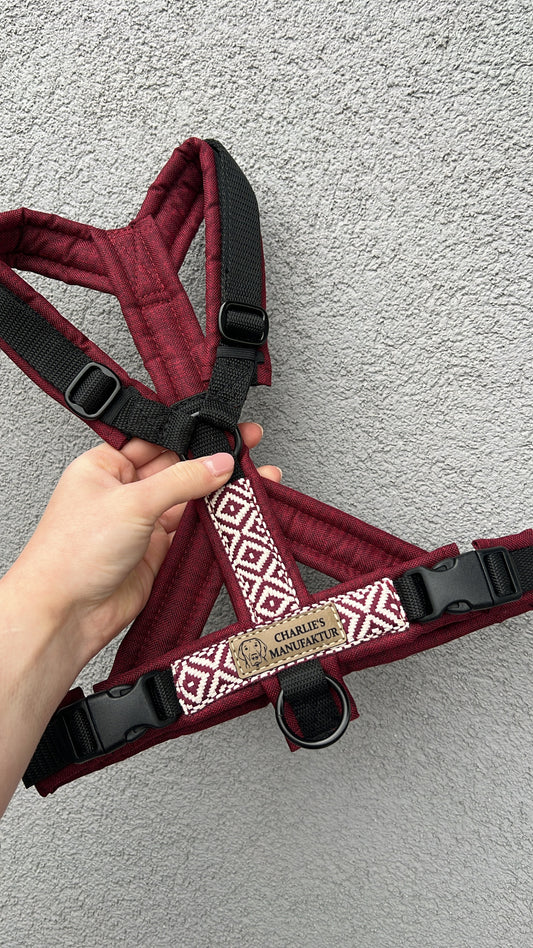 Y-Geschirr BOHO Bordeaux