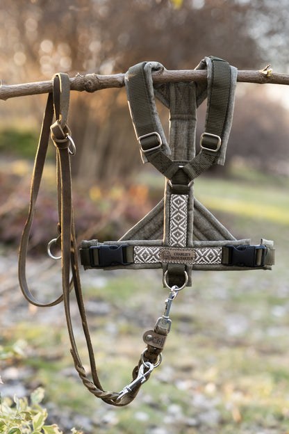 Y-Geschirr BOHO Oliv