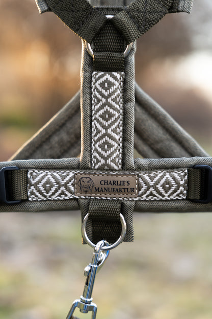 Y-Geschirr BOHO Oliv