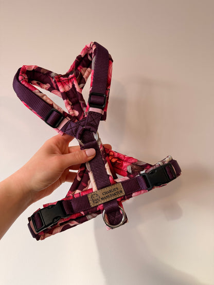 Y-Geschirr Pinke Lilien